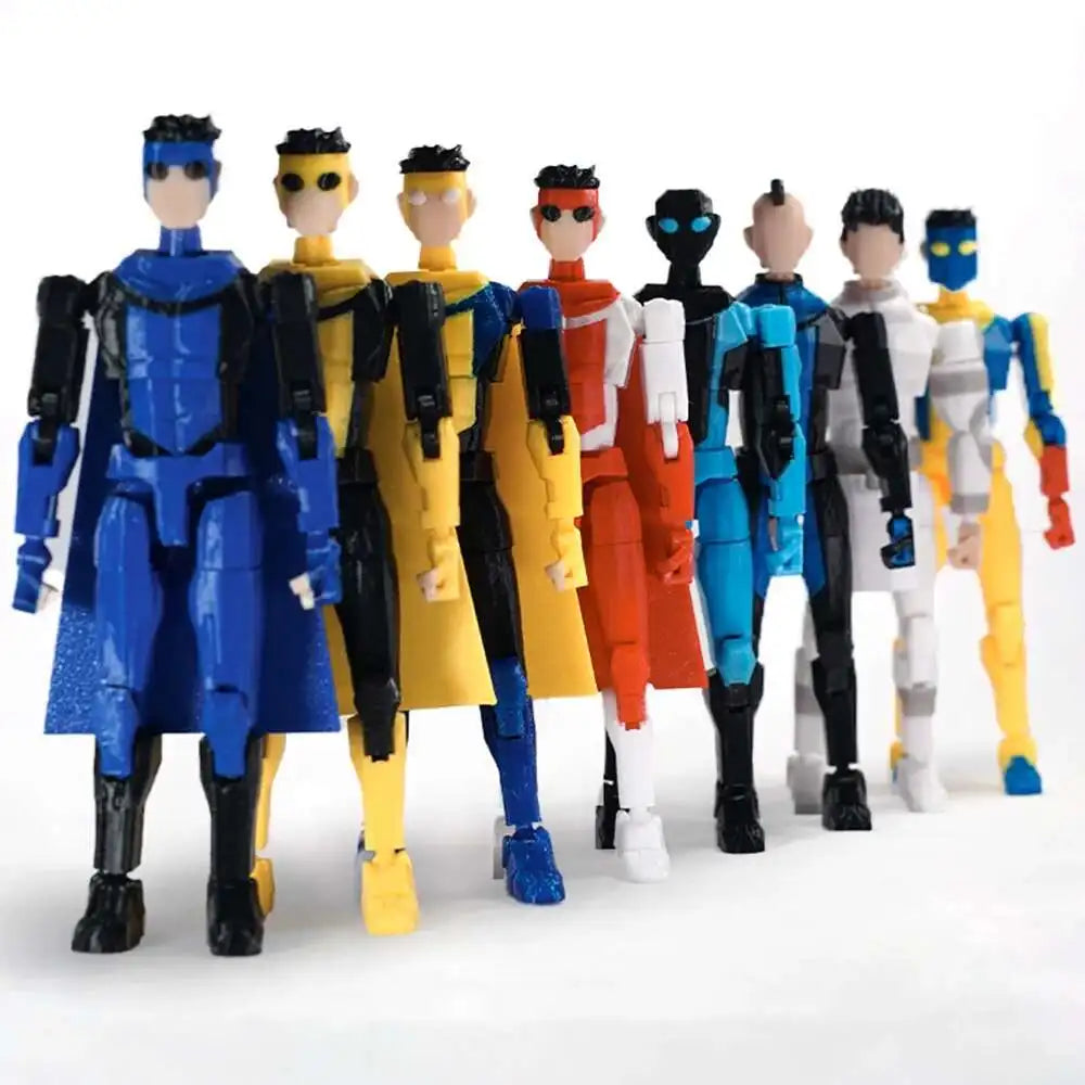 3D Printed Superheroes Invincible 2.0 Anime Multi-Jointed Shapeshift Toys Action Figures