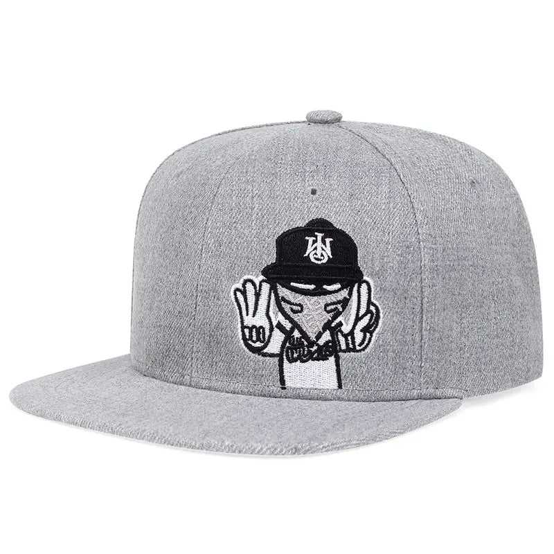 Brand Embroidered Baseball Cap – Hip Hop Snapback