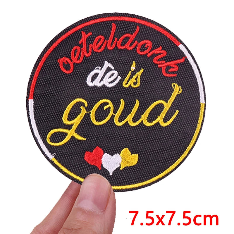 Netherland Embroidery Patches Netherland Carnival Patch Iron On Patches For Clothing