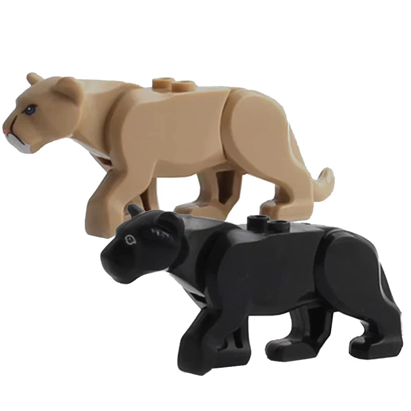 MOC Farm Zoo Animal Building Blocks Kids Toys