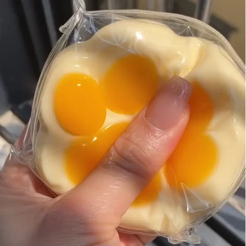 1pc Cute Cat Paw Squeeze Toy Soft Sticky Decompressing Stress Relief Slow Rebound