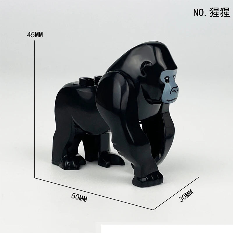 MOC Farm Zoo Animal Building Blocks Kids Toys