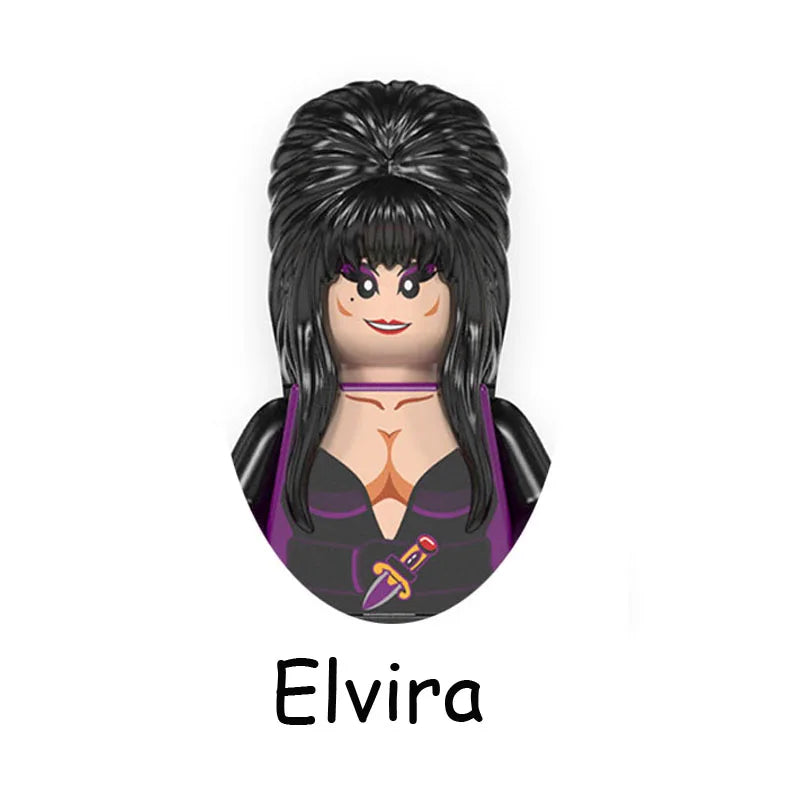 4Pcs/Set The Horrible Movie Dustin Mike Vecna Will Eleven Model Figure Blocks Construction Bricks Toys