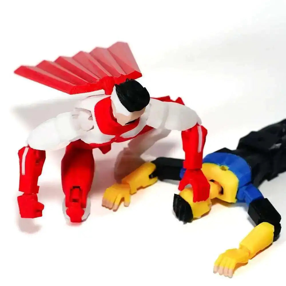 3D Printed Superheroes Invincible 2.0 Anime Multi-Jointed Shapeshift Toys Action Figures