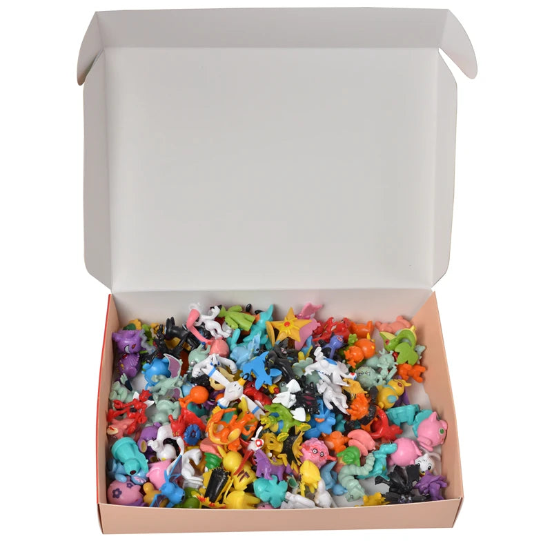 144 Style Pokemon Figure Toys Anime Pikachu Action Figure Model Ornamental Decoration