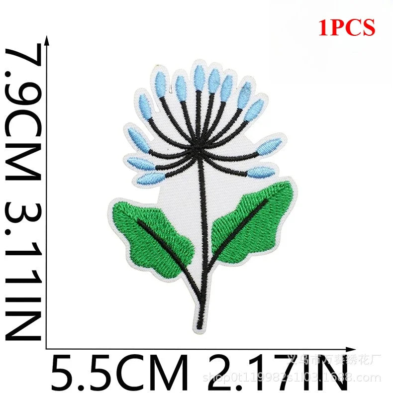 Exquisite Flower Embroidery Patch Sticker Bag Decoration Butterfly Bee Cloth Sticker