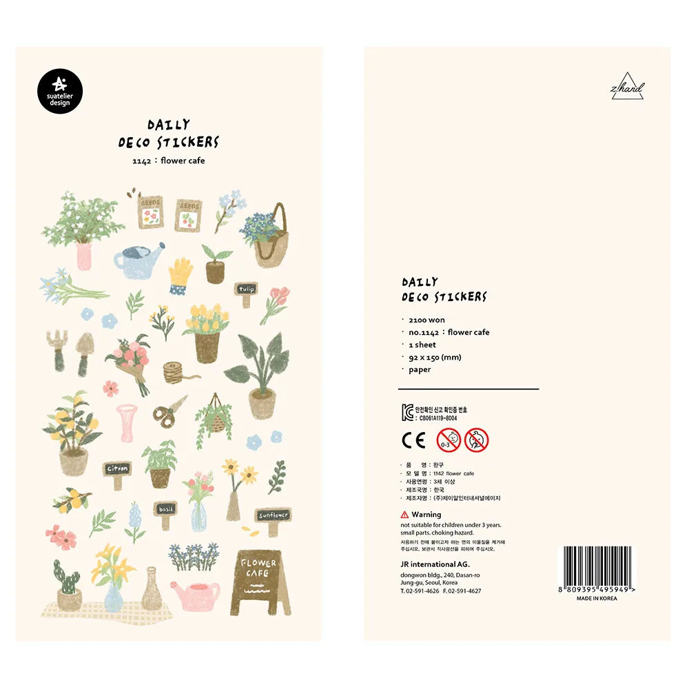 Korean Import Original Collection Kawaii Daily Stickers