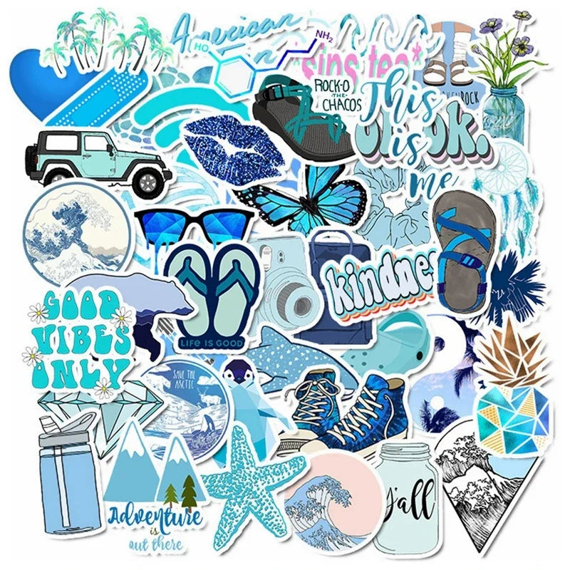 33 Styles Stickers 50PCS/Pack Decals Sticker For DIY Sticker