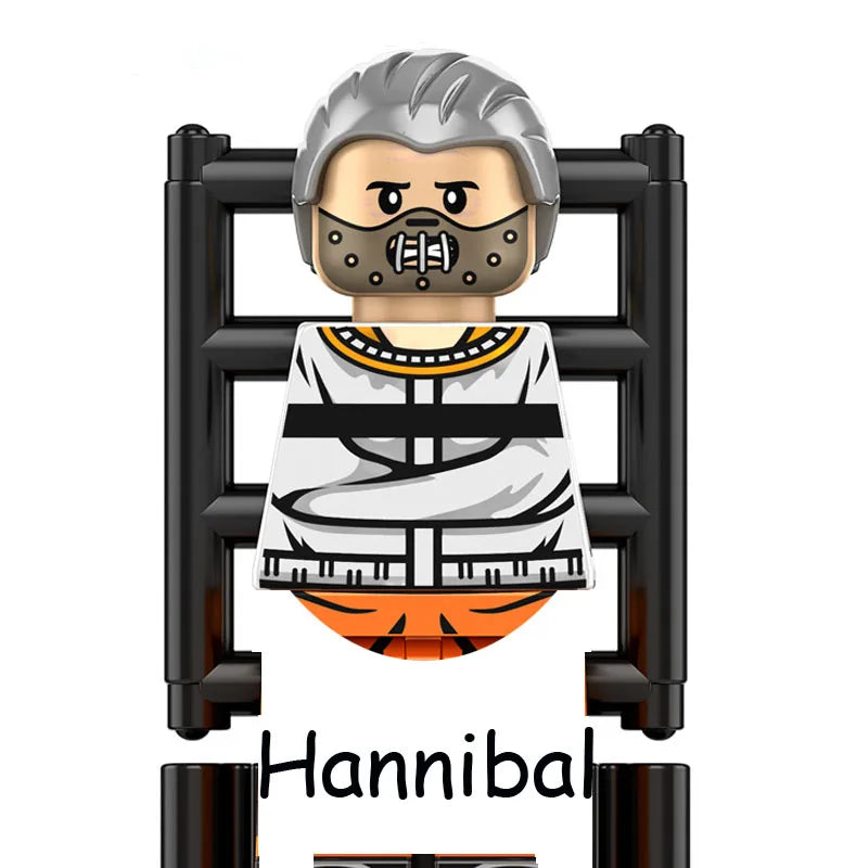 4Pcs/Set The Horrible Movie Dustin Mike Vecna Will Eleven Model Figure Blocks Construction Bricks Toys