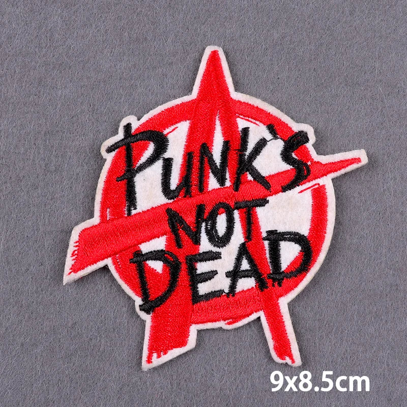 Warning Letters Embroidery Patches For Jeans Good Vibes Iron On Patch Thermoadhesive Patches For Clothes