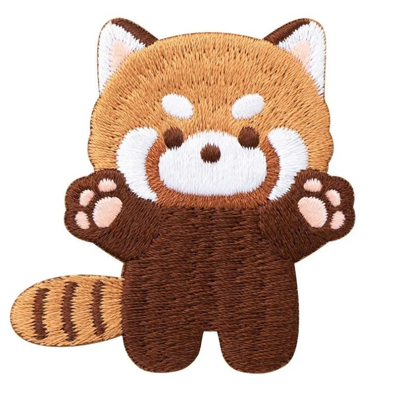 Cute Squirrel Embroidered Animal Patch DIY Bag Mobile Phone Case Clothing Patch