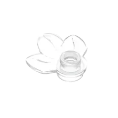 Round 1 x 1 with 3 Leaves Compatible Children's DIY Bricks