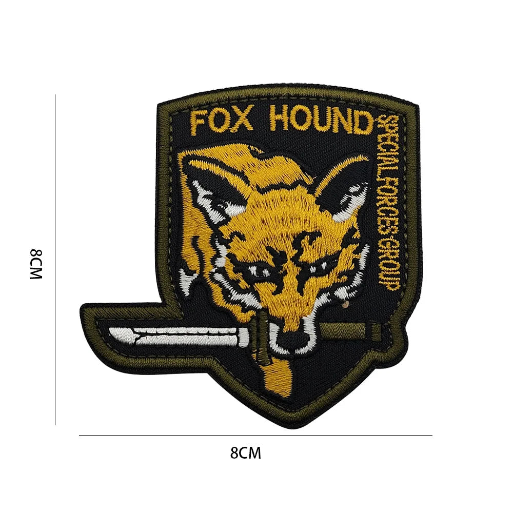 Metal Gear Solid MGS 5 Diamond Dogs Special Force Group Ghost Embroidered Patch