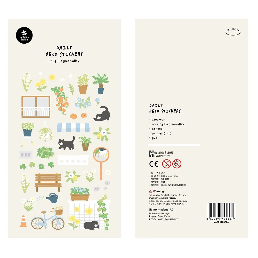 Korean Import Original Collection Kawaii Daily Stickers