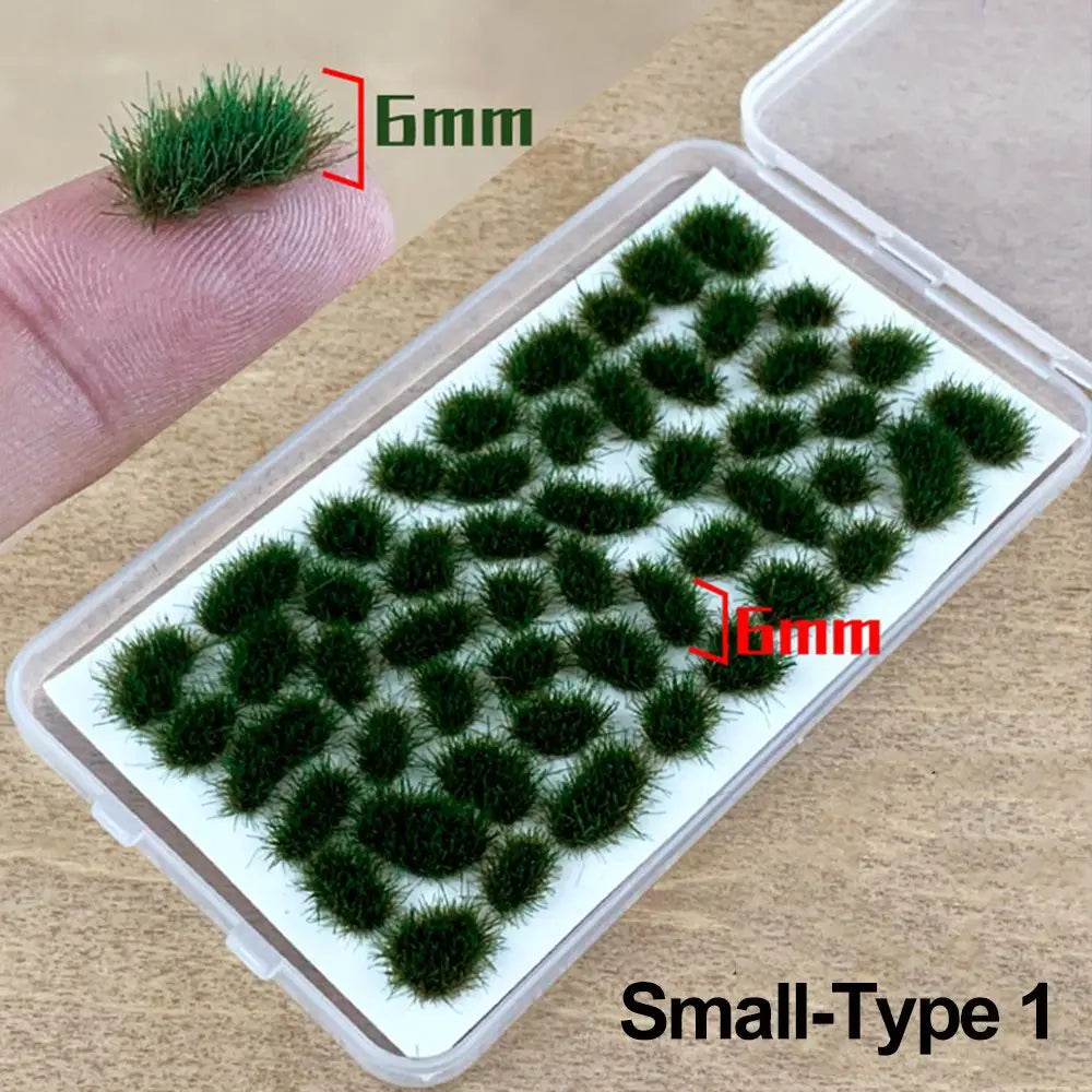 Grass Nest Model Sand Scene DIY Material Realistic Grass Tuft Miniature Grass Bushes Plant Cluster Scenery