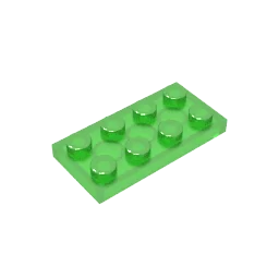 Plate 2 x 4 Compatible Children's DIY building block Particles Plate DIY