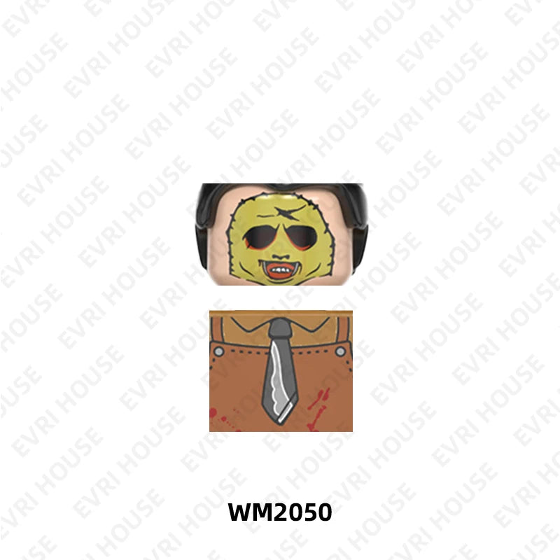 Horror Movie Mini Action Figures Bricks