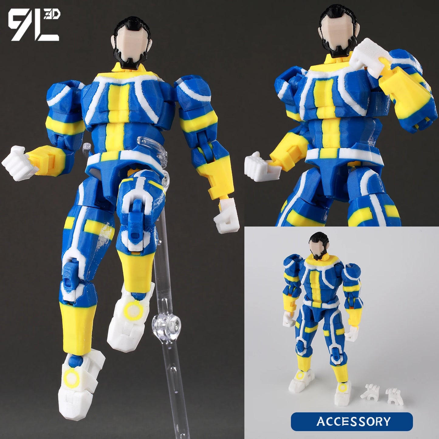 LUCKY13 Titan13 Multi-Joint Superhero Collectible Figure