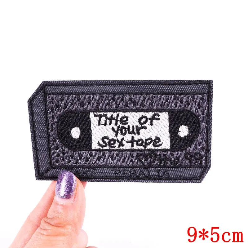 Muscle Animal/Rock Sports Embroidery Patch Iron On Patches For Clothing