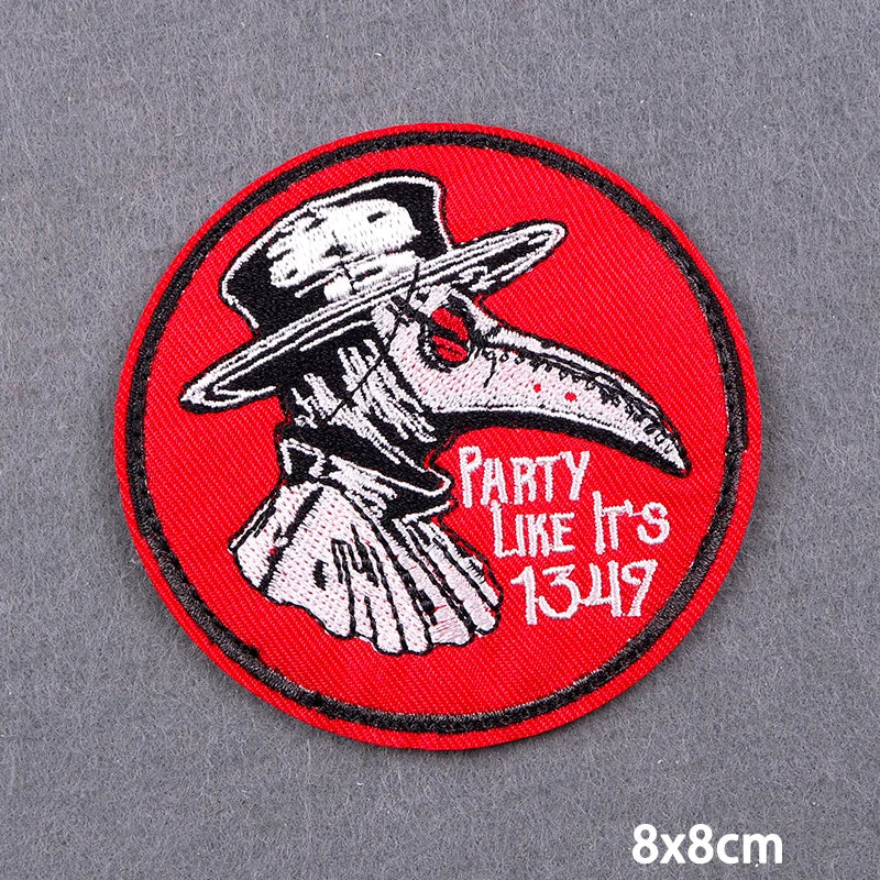 Skull Iron On Patches For Clothing Thermoadhesive Patches On Clothes