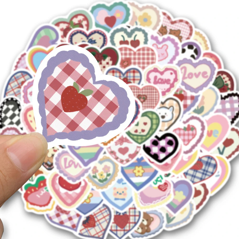100PCS Love Stickers Cute Cartoon Waterproof Stickers