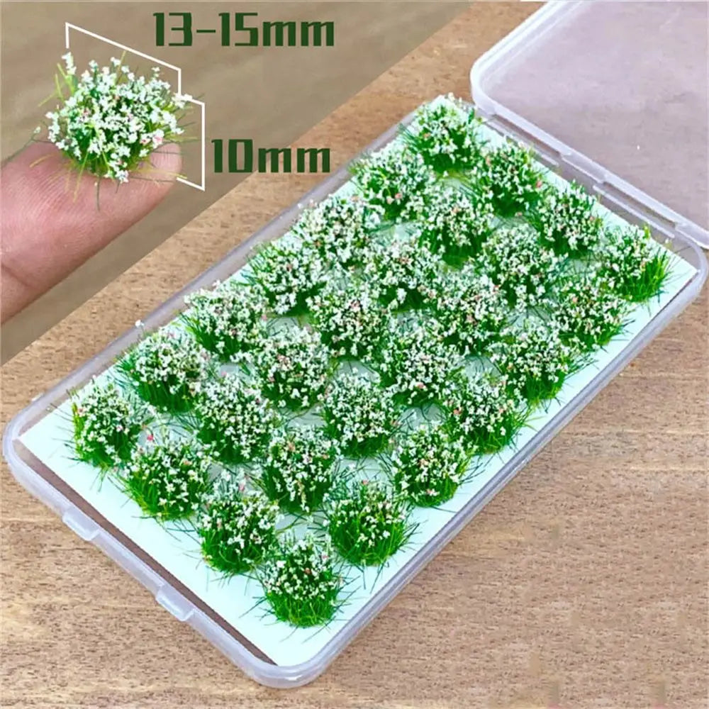Grass Nest Model Sand Scene DIY Material Realistic Grass Tuft Miniature Grass Bushes Plant Cluster Scenery
