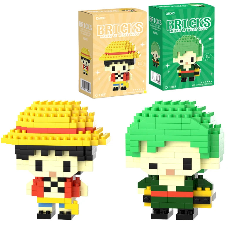 One Piece Building Blocks L Anime Action Figures Toys For Children