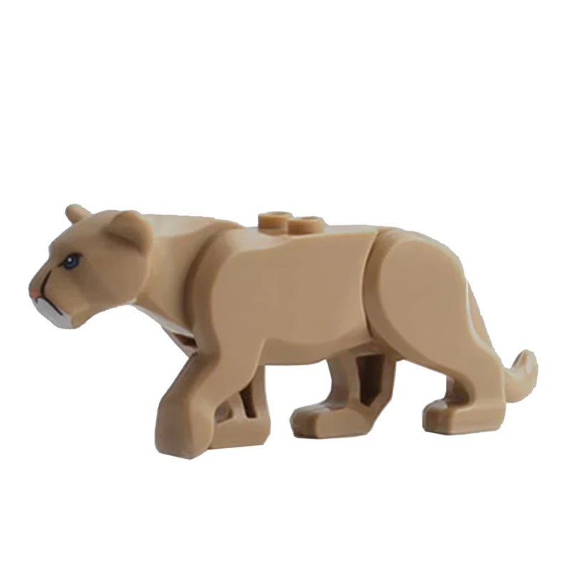 MOC Farm Zoo Animal Building Blocks Kids Toys