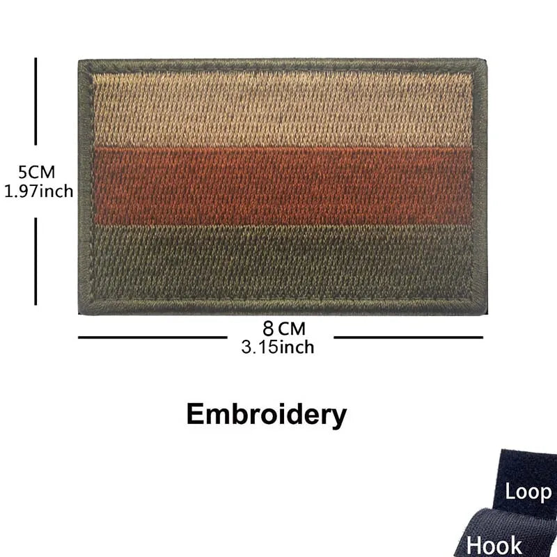 Germany Flag Morale Emblem German Eagle DEU Patches Reflective Infrared IR Badges