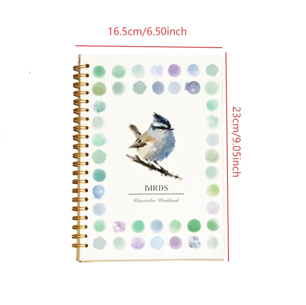 A Special Animal Themed Watercolor Coloring Book