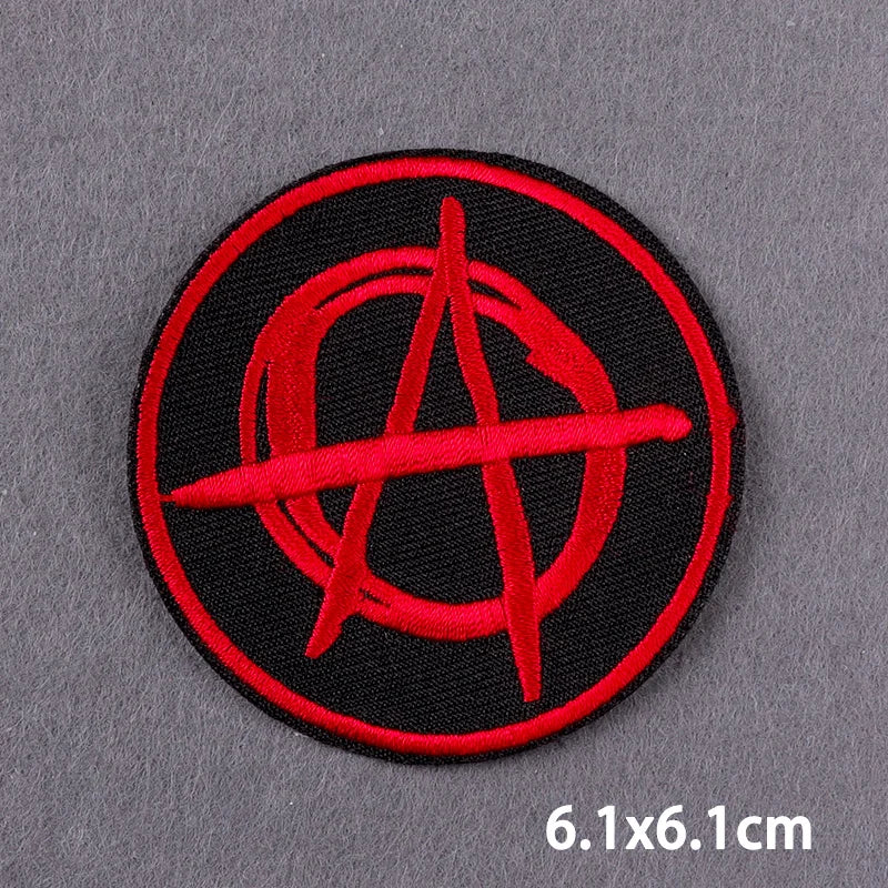 Warning Letters Embroidery Patches For Jeans Good Vibes Iron On Patch Thermoadhesive Patches For Clothes