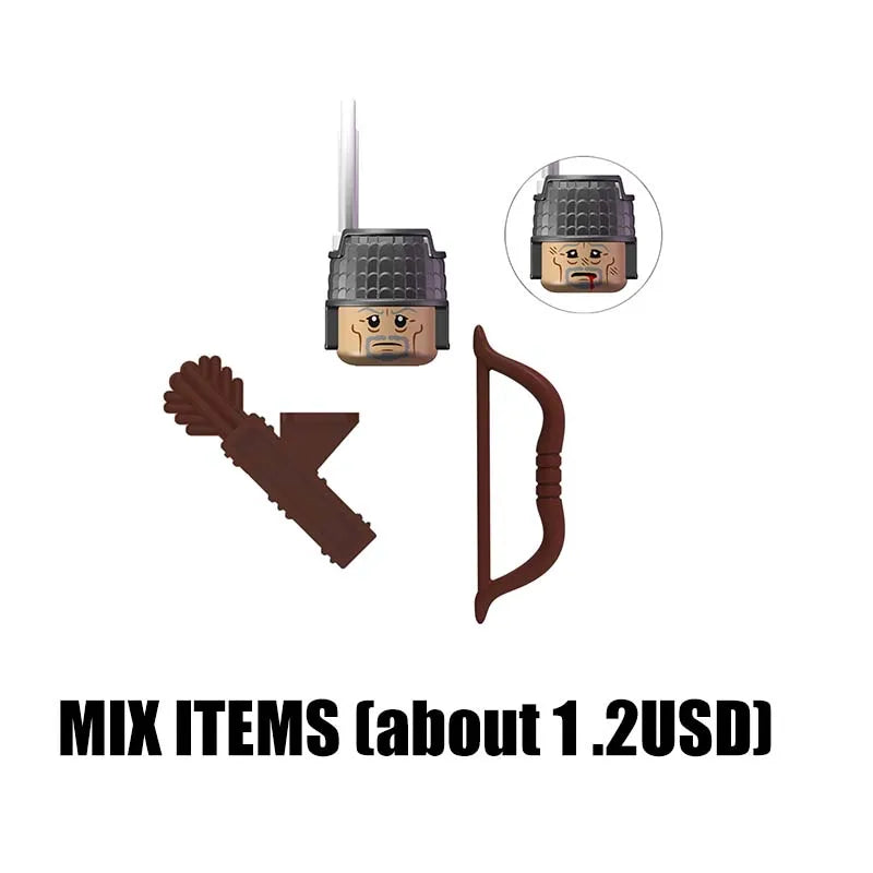 Mix Items Building Blocks Toys for Children Single