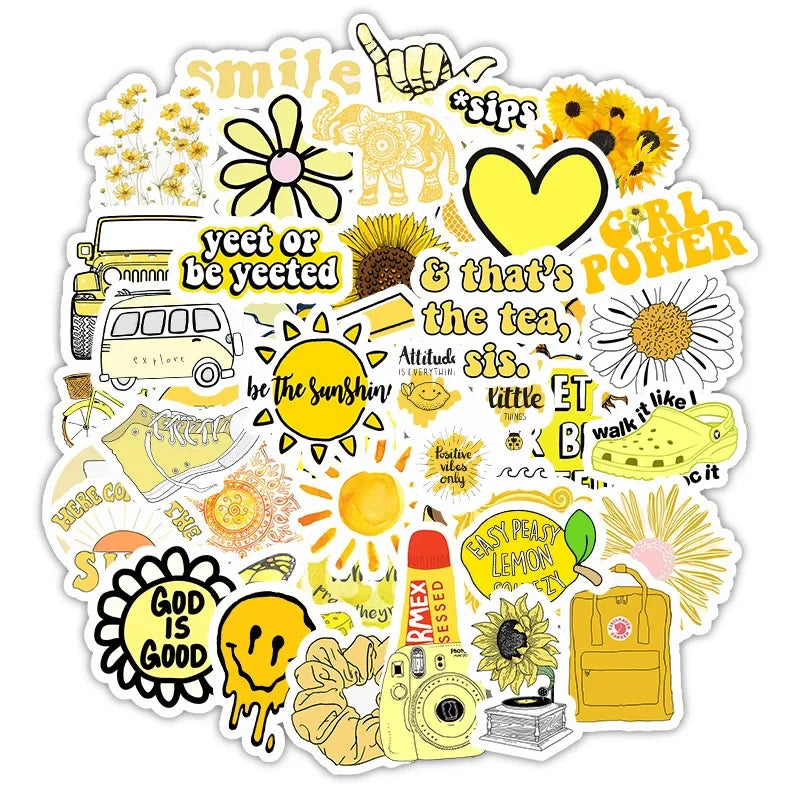 33 Styles Stickers 50PCS/Pack Decals Sticker For DIY Sticker