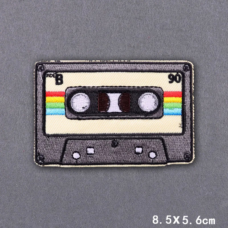 Warning Letters Embroidery Patches For Jeans Good Vibes Iron On Patch Thermoadhesive Patches For Clothes