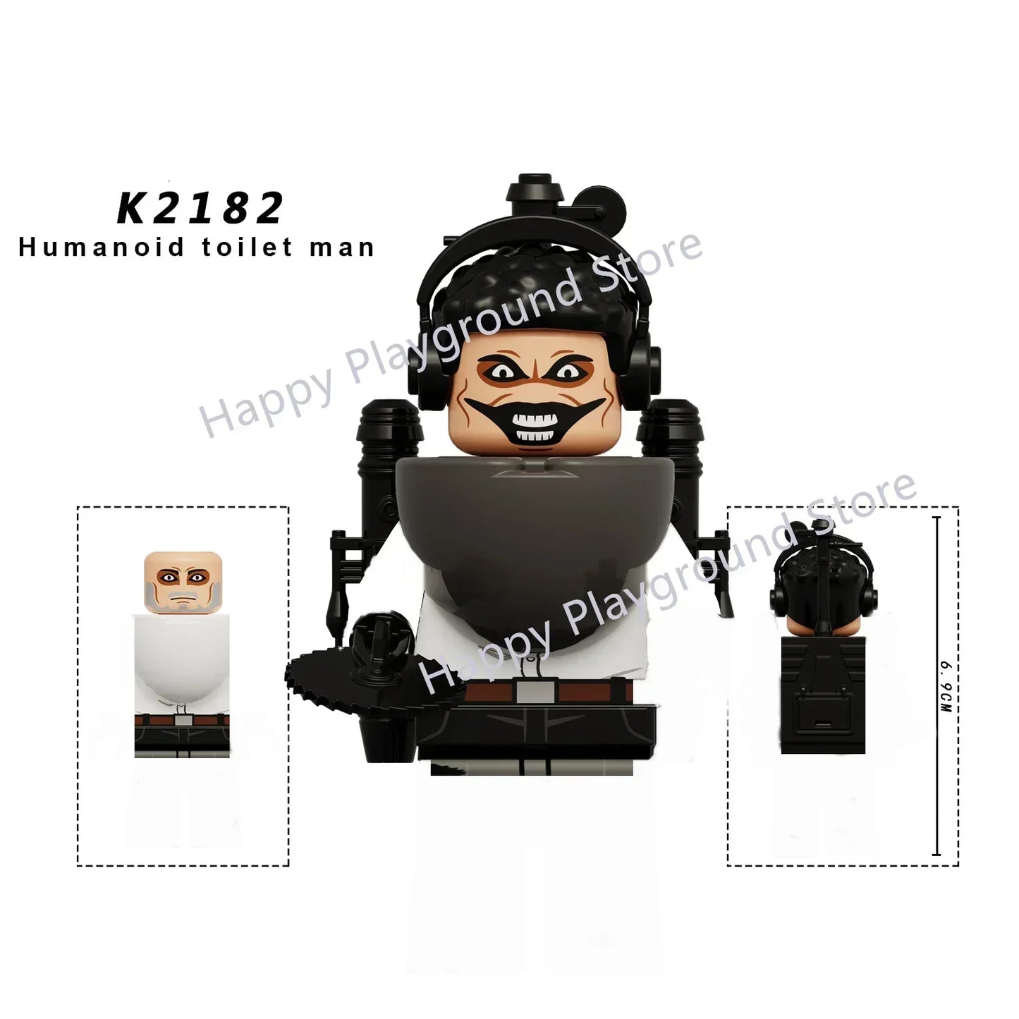 Skibidi Toilet Man Figures Anime Block Toys TvMan Titan Cameraman Speakerman Bricks Model Toy