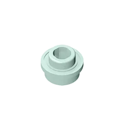 Round 1X1 W. Through Hole Compatible Children's DIY Educational Building Blocks