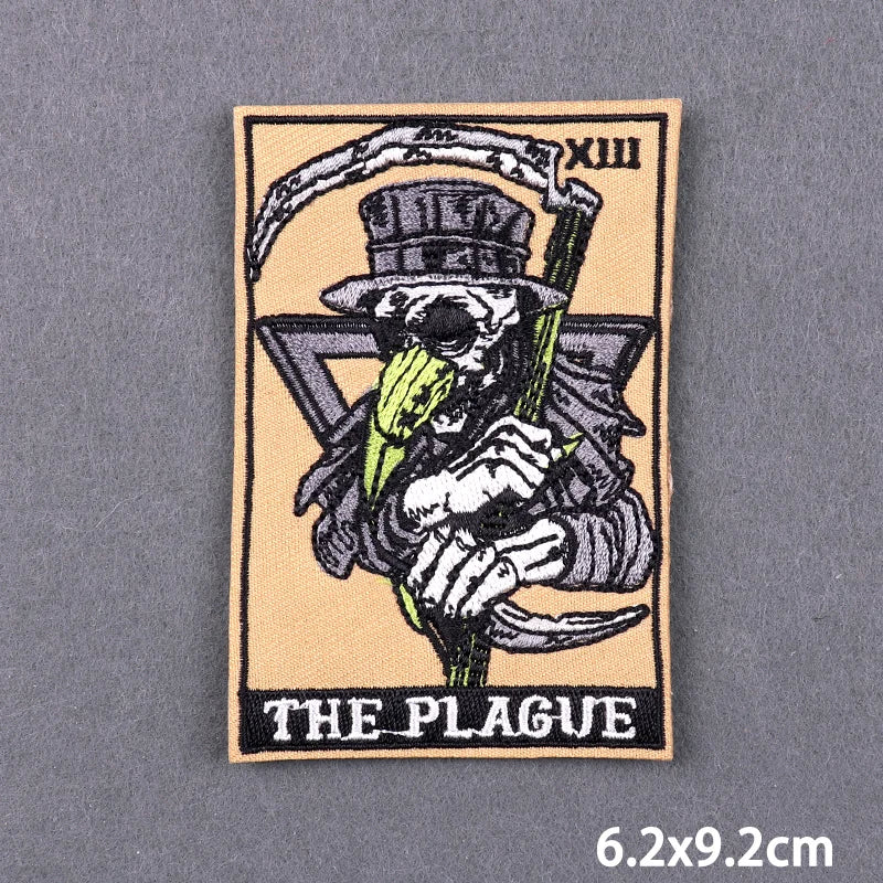 Skull Iron On Patches For Clothing Thermoadhesive Patches On Clothes