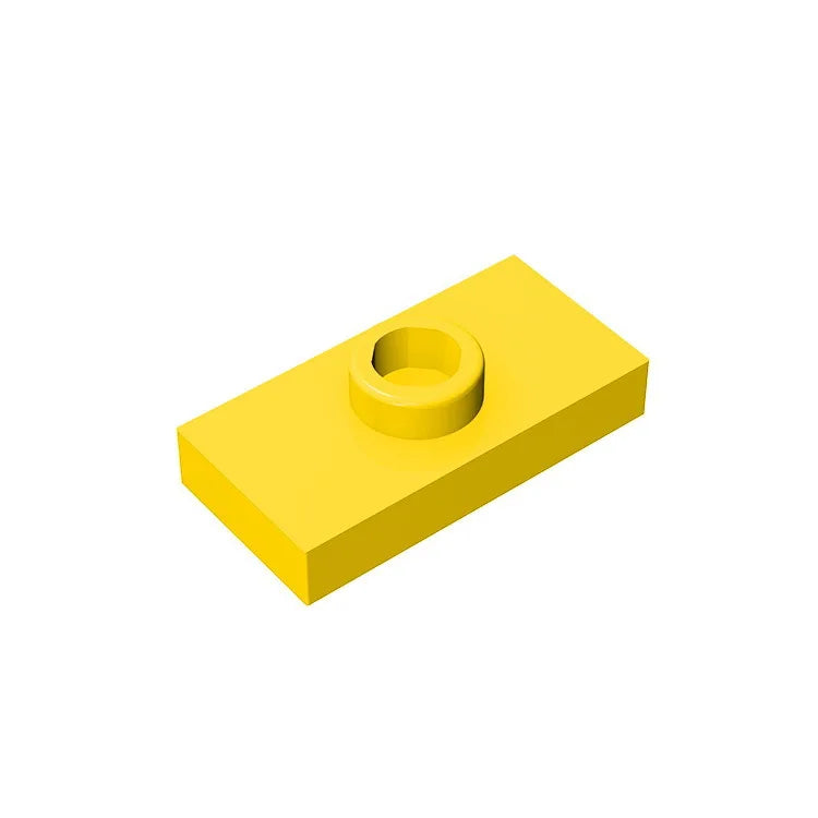 1X2 W. 1 KNOB Compatible DIY Educational Building Blocks Technical