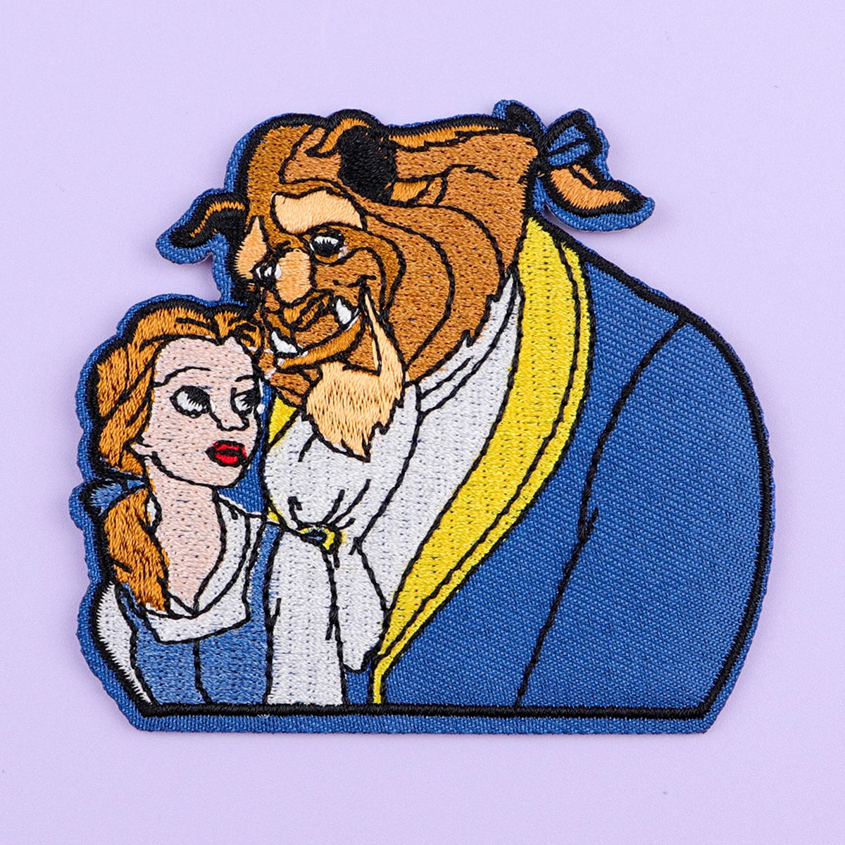 Cute Monster Embroidery Patch Cartoon Mouse Iron On Patches For Clothing