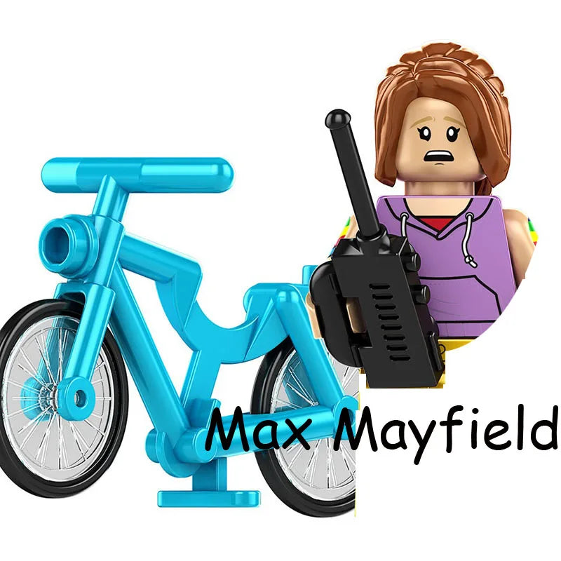 4Pcs/Set The Horrible Movie Dustin Mike Vecna Will Eleven Model Figure Blocks Construction Bricks Toys