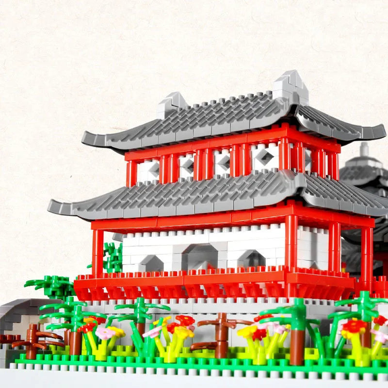 Suzhou Garden Puzzle Micro Particle Assembly Type Building Block Toy