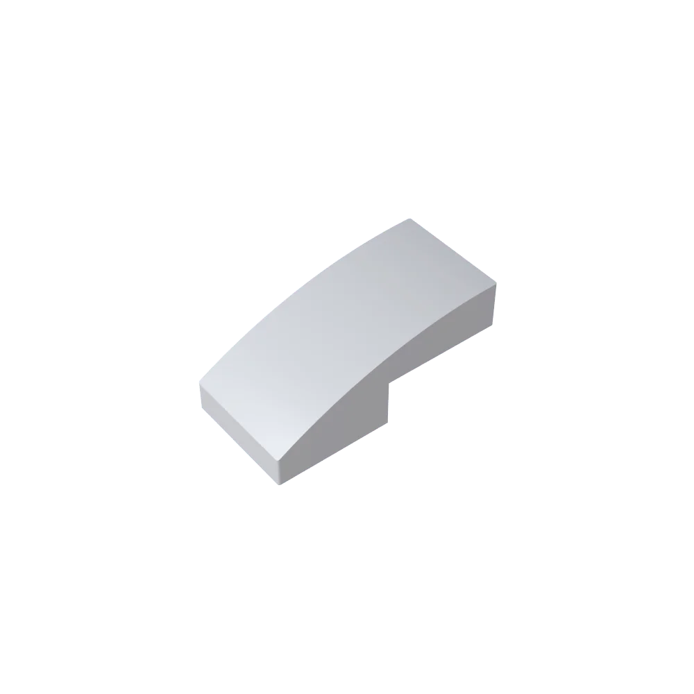 Curved 2 x 1 Compatible Children's DIY Educational Building Blocks Technical