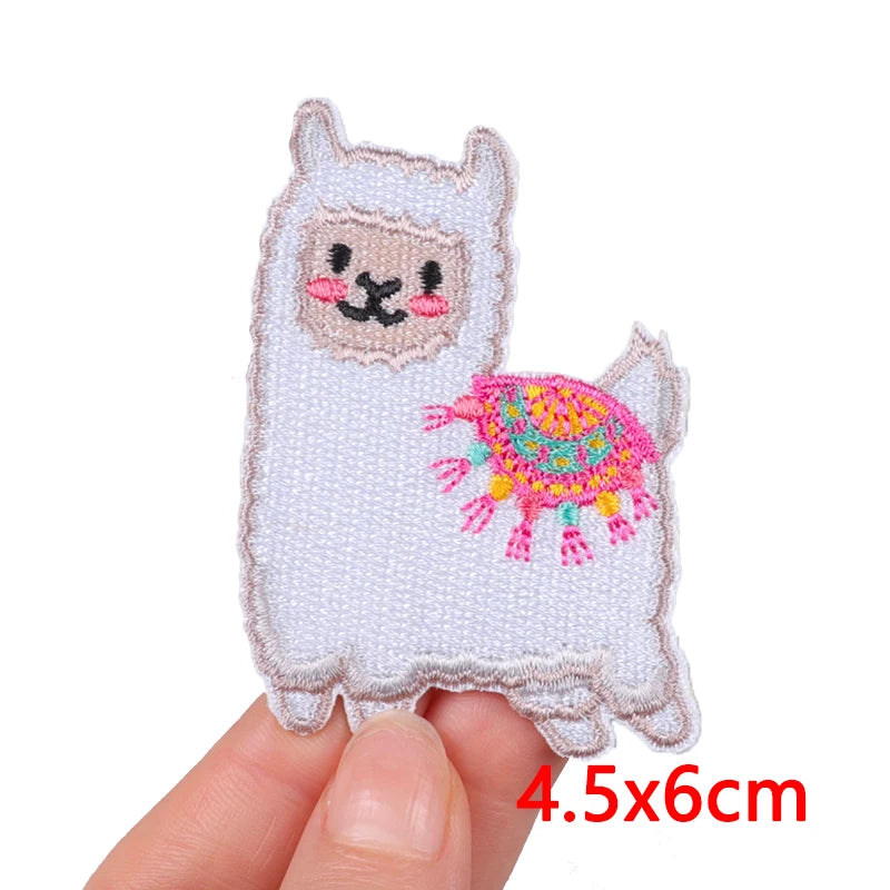 Cartoon/Food Patch Small Animal Embroidery Patches On Clothes DIY Iron On Patches For Clothing