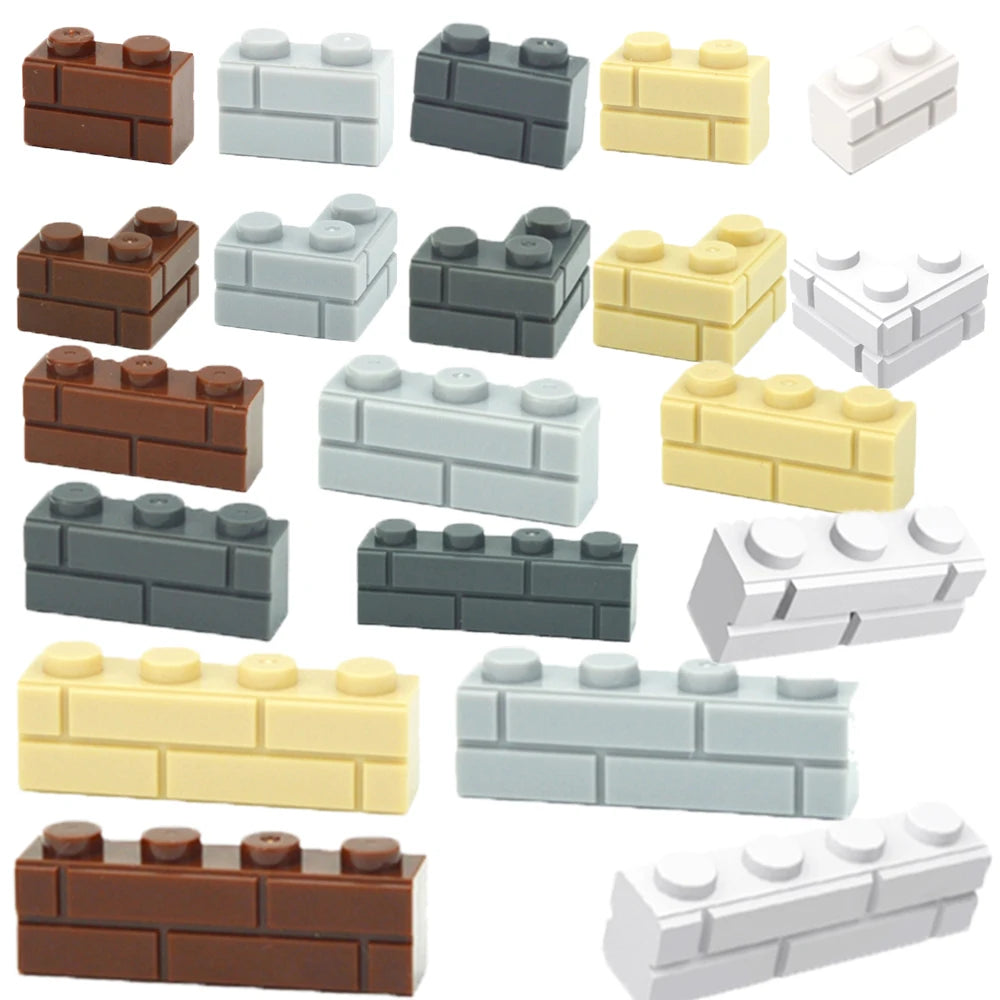 Building Blocks Figures City MOC Thick Wall Bricks Educational Creative Toys for Children