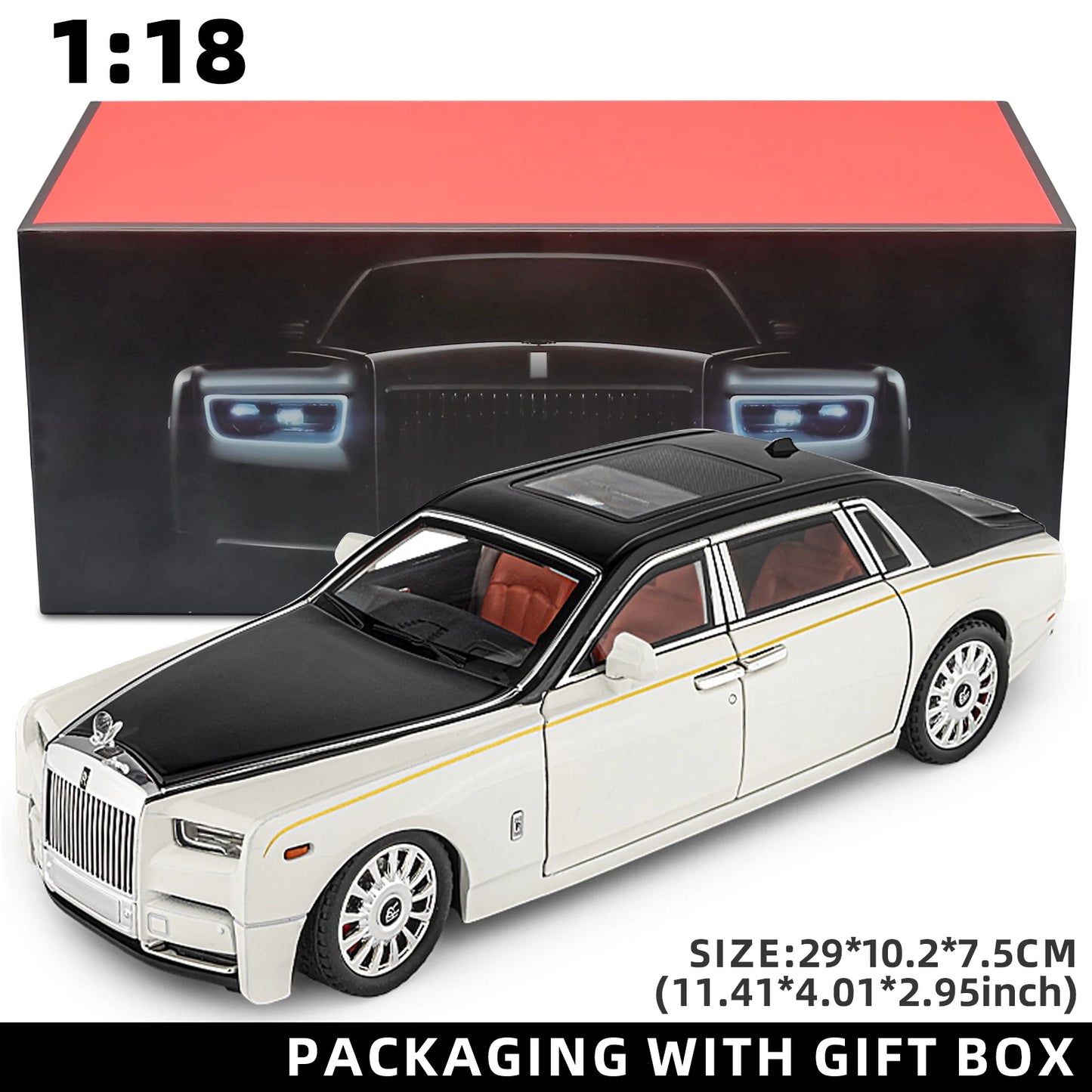 1:18 Rolls-Royce Phantom Diecast Car