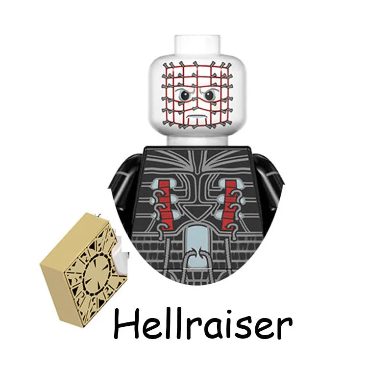 4Pcs/Set The Horrible Movie Dustin Mike Vecna Will Eleven Model Figure Blocks Construction Bricks Toys