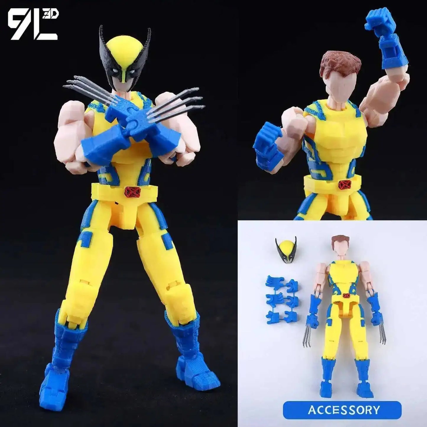 LUCKY13 Titan13 Multi-Joint Superhero Collectible Figure