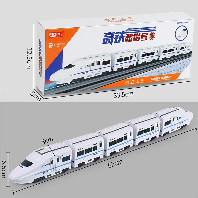 DIY Electric High-Speed Train Toy with Sound & Light
