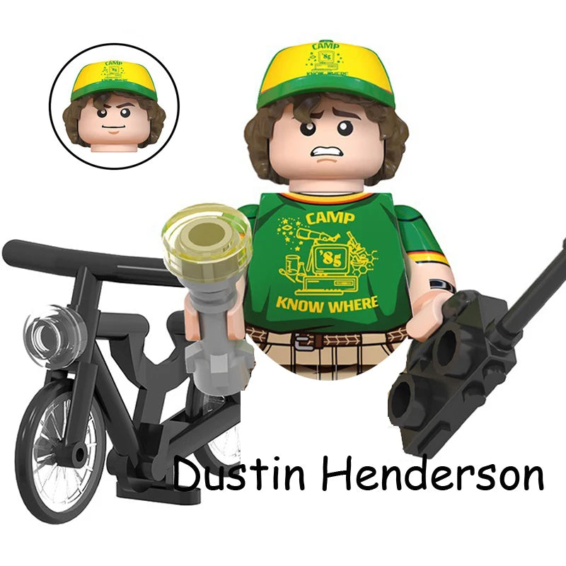 The Terrible Movie Upside Down Dustin Mike Lucas Will Eleven Model Building Blocks