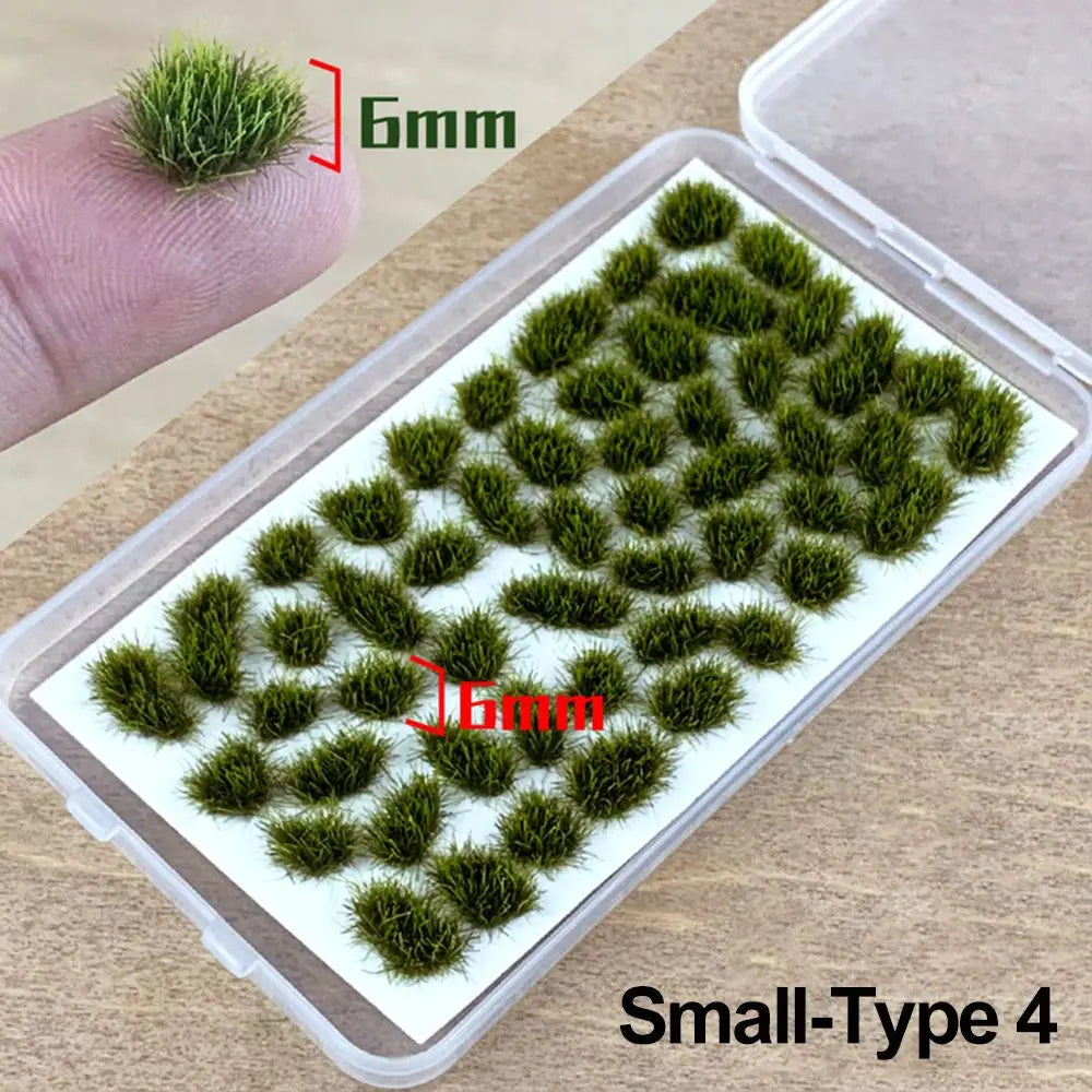 Grass Nest Model Sand Scene DIY Material Realistic Grass Tuft Miniature Grass Bushes Plant Cluster Scenery